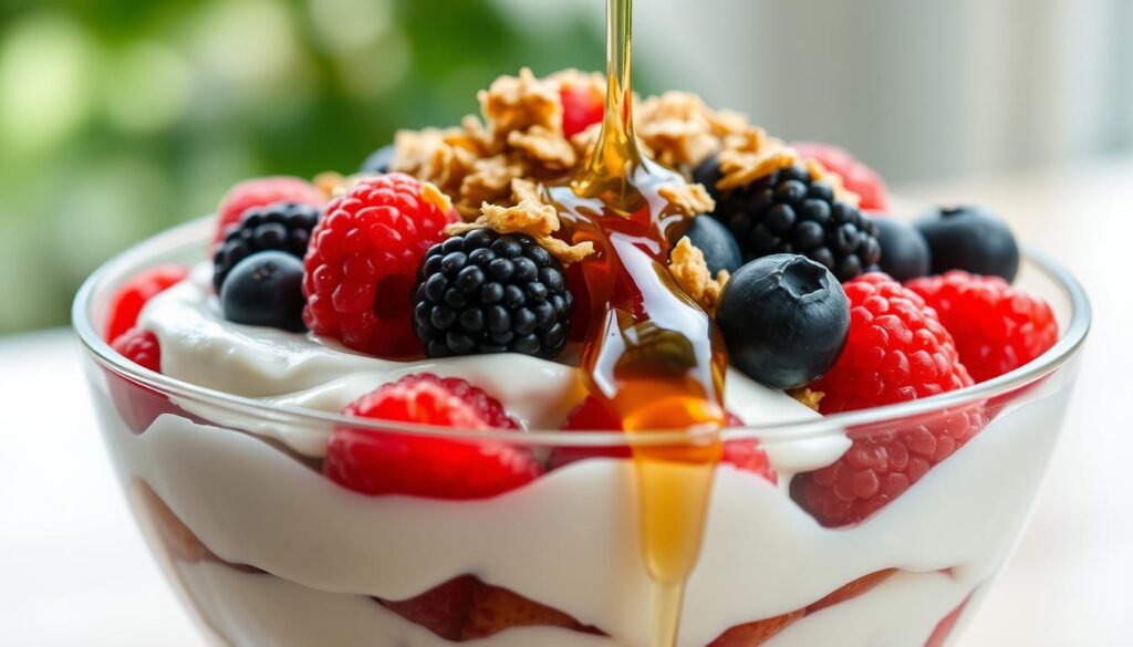 Greek yogurt parfait recipe