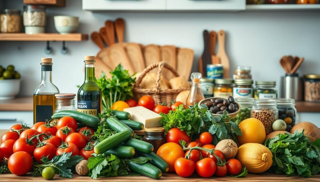 Mediterranean diet pantry essentials