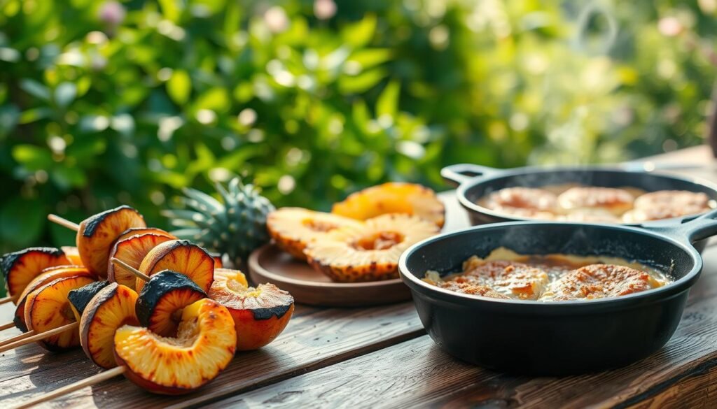 grilled summer desserts