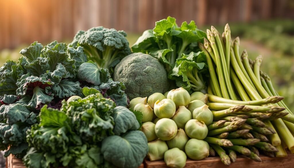 high-fiber vegetables