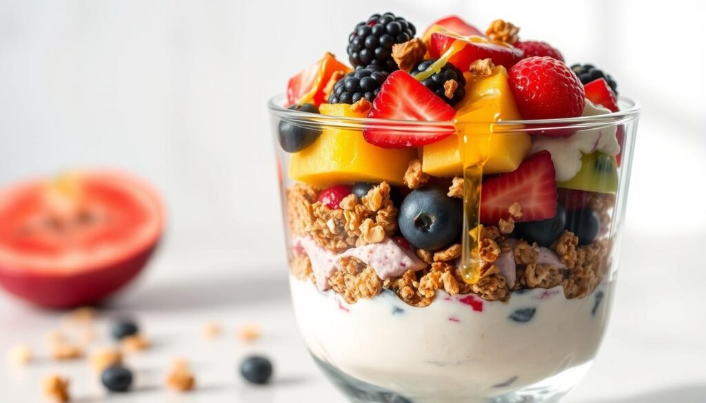 plant-based morning meals parfait