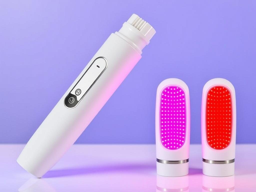 Claro Blue & Red LED-Light Therapy device with interchangeable treatment heads