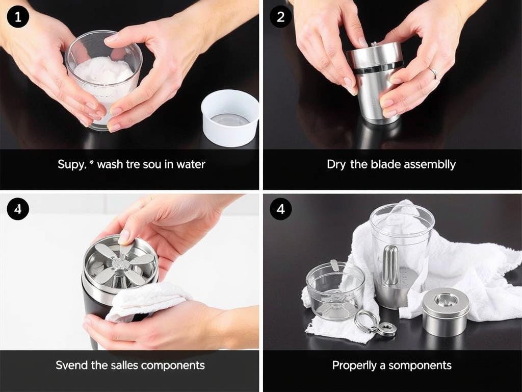 Cleaning and maintaining Magic Bullet Blender components