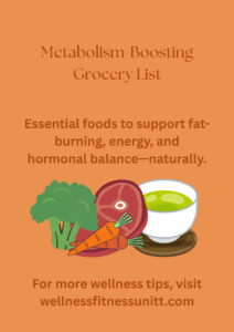 3. Metabolism Boosting Grocery List