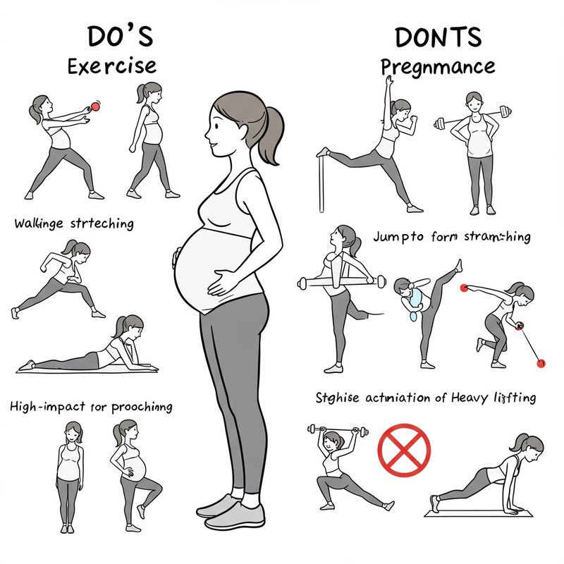The do’s and don’ts of exercise while expecting