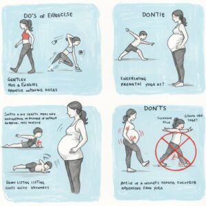 The do’s and don’ts of exercise while expecting cover
