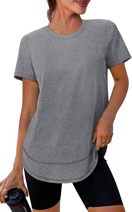 Womens Workout Tops Short Sleeve Shirts