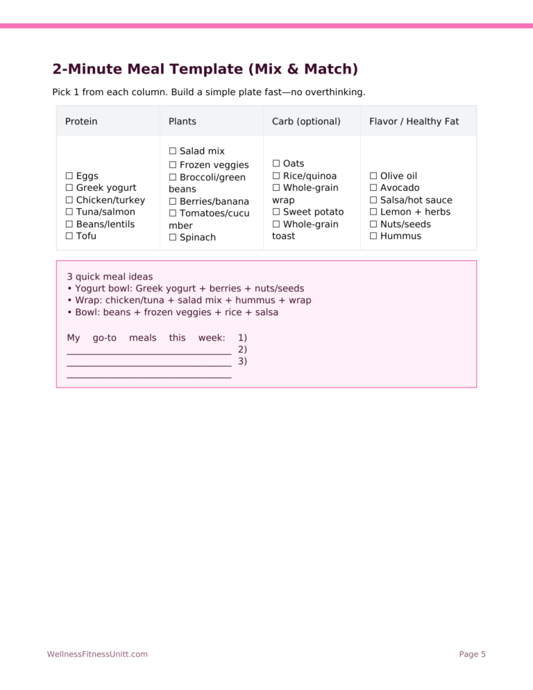 Free 7-Day Beginner Wellness Reset