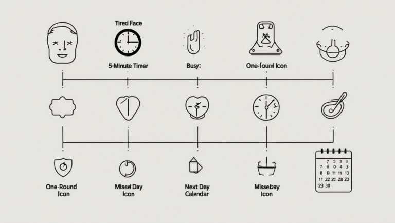 If-then planning to stay consistent with exercise.