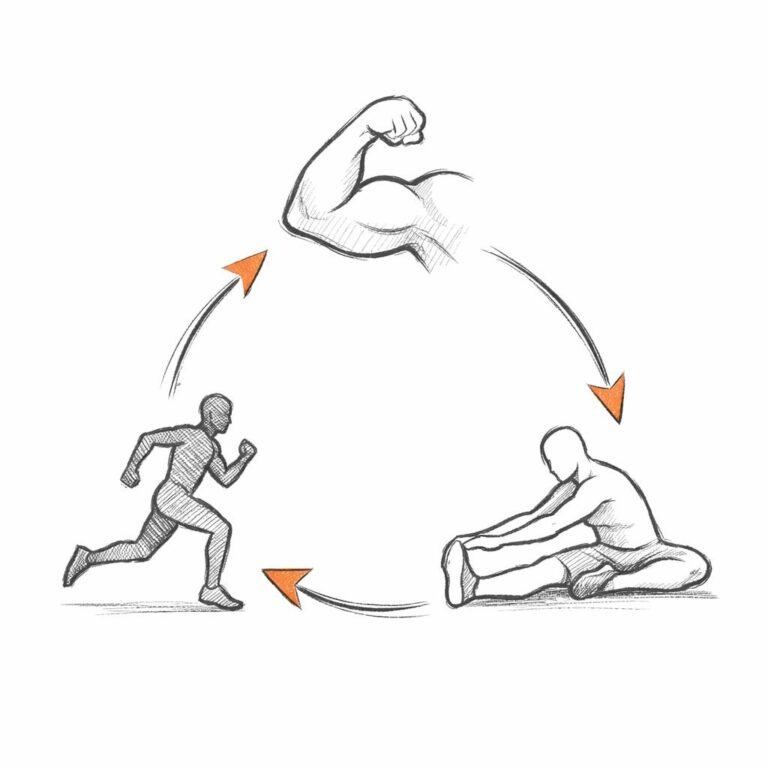 gpt image 1.5 three pillar framework illustrated with icons only strength icon movement ico 0