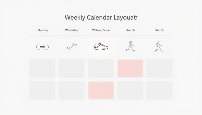 Beginner workout schedule options for 3 to 5 days per week.